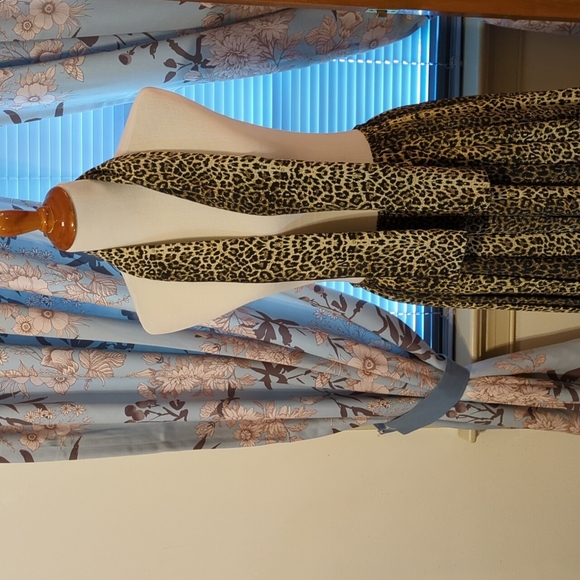 Vintage Leopard print skirt Medium - Picture 4 of 9